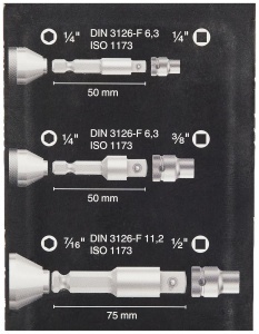 Set de scule Wera 05073200001-87047, 3 piese, cu capete pentru prindere - Img 4