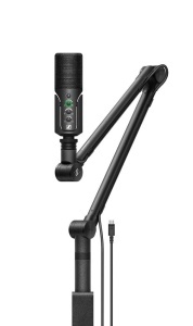 Set de streaming Sennheiser Profile cu microfon USB-C, brat mobil, negru