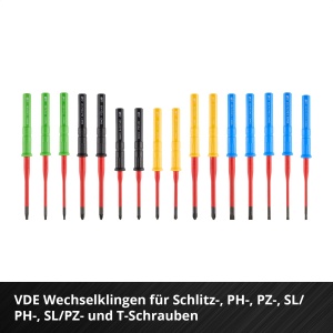 Set de surubelnite Einhell VDE 20 piese, cu maner ergonomic - Img 3