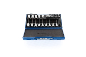 Set de surubelnite GEDORE 34 piese, 14 12, pentru automobile, albastru - Img 3