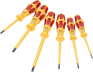 Set de surubelnite Wera 1060 i1062 i, 6 piese, VDE, GelbRot