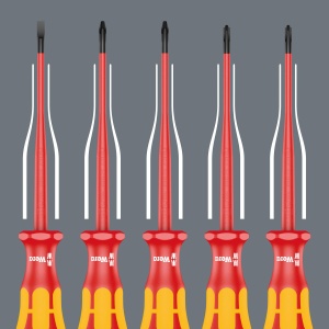 Set de Surubelnite Wera 160 iSS7 Kraftform Plus, 7 piese, VDE, 1000 V - Img 3