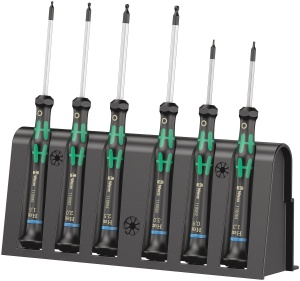 Set de surubelnite Wera 20526 cu capete rotunde, 6 piese