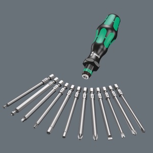 Set de surubelnite Wera Kraftform Kompakt 40, 7 piese, cu bits de 89 mm - Img 4