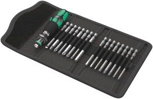 Set de surubelnite Wera Kraftform Kompakt 60, 17 piese, Negru