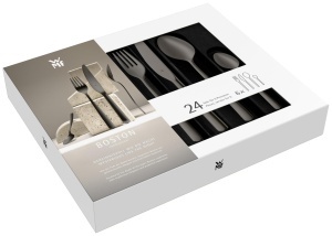 Set de Tacamuri WMF Boston Black, 24 piese, Cromargan, pentru 6 persoane - Img 9