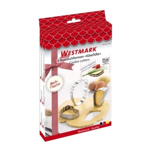 Set de taietor de prajituri Westmark, diferite dimensiuni, otel inoxidabil, picioare de branza, 3 bucati, argintiu, 31972260 - Img 7