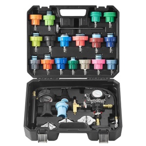 Set de testare si umplere racire VEVOR 28 piese, 17 adaptoare, compact - Img 8