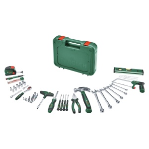Set de unelte Bosch Advanced 64 piese, ergonomice, din materiale de calitate