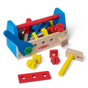 Set de Unelte din Lemn Melissa Doug - 24 piese, pentru copii de la 3 ani