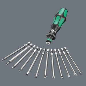 Set de unelte Wera Kraftform Kompakt M1 Metall, 39 piese, cu maner ergonomic - Img 8