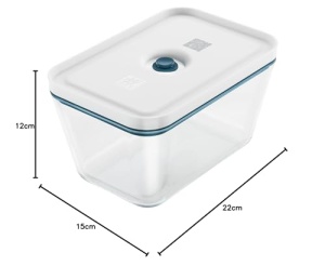 Set de vacuumare alimente ZWILLING Fresh Save, 7 piese, pompa wireless, recipiente sticla, pungi reutilizabile - Img 9