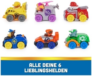 Set de Vehicule Mini PAW Patrol Pup Squad Racers - 6 Vehicule in Cutie Cadou - Img 6