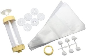 Set Decorare Prajituri ZENKER 15285, 6 Tulle, Culoare AlbCreme