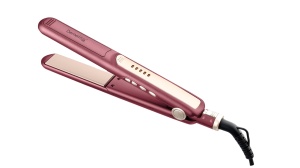 Set Demeliss Saint Algue - Uscator de par si placa de indreptat, culoare Cherry - Img 3