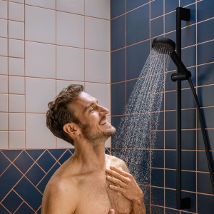 Set dus hansgrohe Activera Select S, mattschwarz, 2 tipuri de jeturi, 1.60 m furtun - Img 9