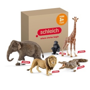 Set Figurine Animale Salbatice Schleich 72286 - 5 Piese, pentru copii de la 3 ani