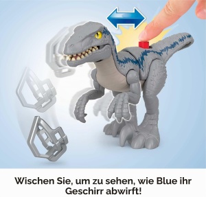 Set Figurine Fisher-Price Jurassic World - Blue si Owen, pentru copii 3 - Img 3