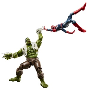 Set Figurine Hulk si Spider-Man Hasbro Marvel Legends, 15 cm, 5 Accesorii - Img 10
