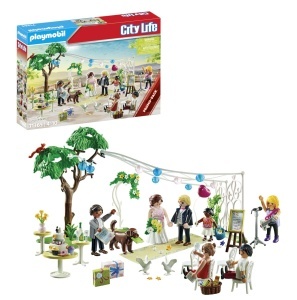 Set Figurine PLAYMOBIL 71365 - Petrecere Nunta, 163 Piese, 7 Figurine, 5 Animale