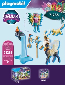Set Figurine PLAYMOBIL Adventures of Ayuma 71235 cu Abjatus si Hildi, 32 piese - Img 5