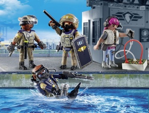 Set Figurine PLAYMOBIL City Action SWAT, 4 Figurine si 33 Accesorii, 71146 - Img 3