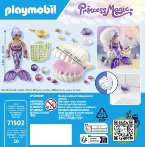 Set Figurine PLAYMOBIL Printesa Magic 71502 cu Scoica si Accesorii pentru Copii - Img 4