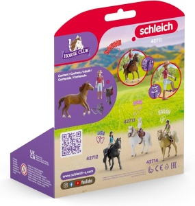Set figurine schleich Horse Club Hannah si Cayenne, 6 piese, pentru copii de la 5 ani - Img 10