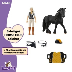 Set Figurine Schleich Horse Club Tori si Princess, 8 Piese, pentru Copii de la 5 Ani - Img 6