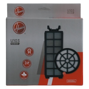 Set filtre aspirator Hoover U103, anti-miros, filtrare extra, compatibil H-POWER 300 - Img 5