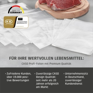 Set Folii Vakuumizatoare CASO 4-Sterne - 4 Role, 2 Dimensiuni, BPA-free - Img 6