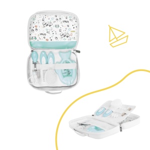 Set ingrijire bebe Badabulle Baby Splash 7 piese Transparent Compact - Img 4