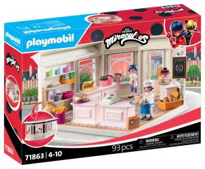 Set Joaca PLAYMOBIL Bacarie Franceza cu 2 Figuri, 30 Accesorii, pentru Copii de la 4 Ani