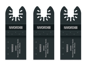 Set lame pentru taiere Worx WA5012.3, 3 bucati, pentru lemn si PVC