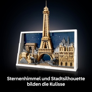 Set LEGO Architecture Paris Stadt der Liebe 21064, 958 piese, decoratiune 3D - Img 5