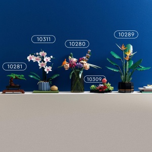 Set LEGO Botanicals 10309 Sukkulenten 9 plante artificiale decor modern pentru casa si birou - Img 5
