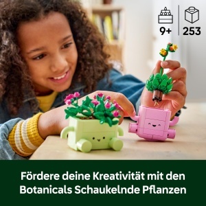 Set LEGO Botanicals - Plante Decorative cu 2 Flori si 2 Ghivece Pastelate - Img 2