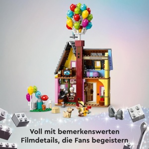 Set LEGO - Casa lui Carl din filmul Inalt, 598 piese, cu figurine Carl, Russell si Dug - Img 3