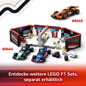 Set LEGO City Boxenstopp F1 cu Ferrari si 5 Minifiguri, 322 Piese - Img 7
