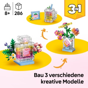 Set LEGO Creator 3-in-1 Parfumiera cu Decoratiuni Florale 31383, 286 piese - Img 3