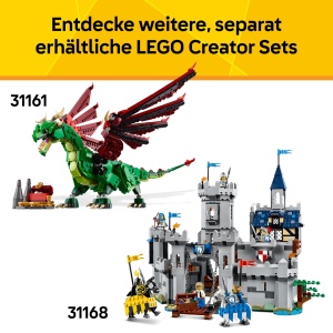 Set LEGO Creator Geisterhaus 3-in-1 cu 5 Minifigurine, 736 Piese - Img 8