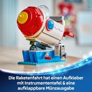 Set LEGO Disney Pixar Alien cu Raketa Pizza Planet, 714 piese, 3D - Img 3