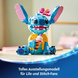 Set LEGO Disney Stitch 43249, Figurina cu Eiswaffel si Floare, 730 Piese - Img 6