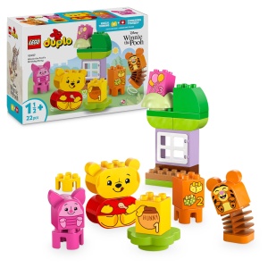 Set LEGO DUPLO Disney Winnie Puuh 10457 Figurine si Casa din Copac Jucarie Educativa