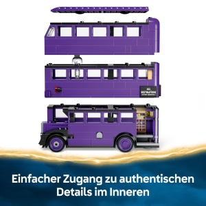 Set LEGO Harry Potter - Autobuz Fermecat cu 5 Figurine si Accesorii, 76446 - Img 3