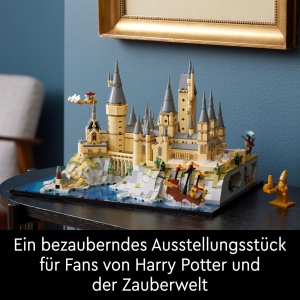 Set LEGO Harry Potter Castelul Hogwarts 76419 pentru adulti 2660 piese cu turnuri si detalii iconice - Img 2