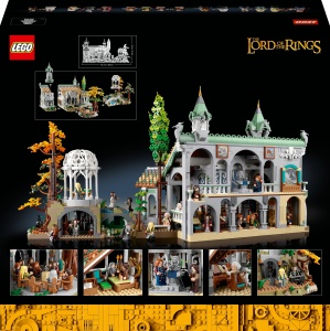 Set LEGO Icons Der Herr der Ringe Bruchtal 10316, 6167 piese, 15 minifigurine - Img 10