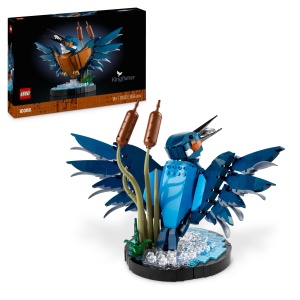 Set LEGO Icons Eisvogel 10331, 834 piese, decoratiune birou si living