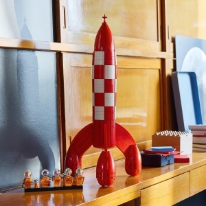 Set LEGO Ideas Racheta Luna Tintin 21367 cu 5 Minifigurine si Struppi - Img 6