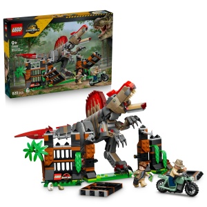 Set LEGO Jurassic World Flucht des Spinosaurus 77982, 820 piese, figura mobila